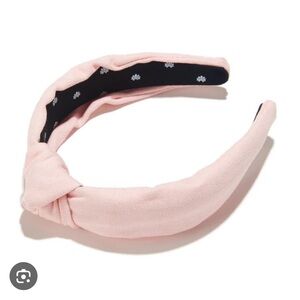 Lele Sadoughi Light Pink Knotted Headband